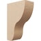 Ekena Millwork 7"W x 14"D x 21"H Classic Greensboro Rough Cedar Woodgrain TimberThane Corbel, Primed Tan CORUR07X14X21GRNRCPR - alternate 1